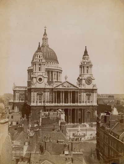 St Pauls Cathedral, Londen, begin 20e eeuw door English Photographer